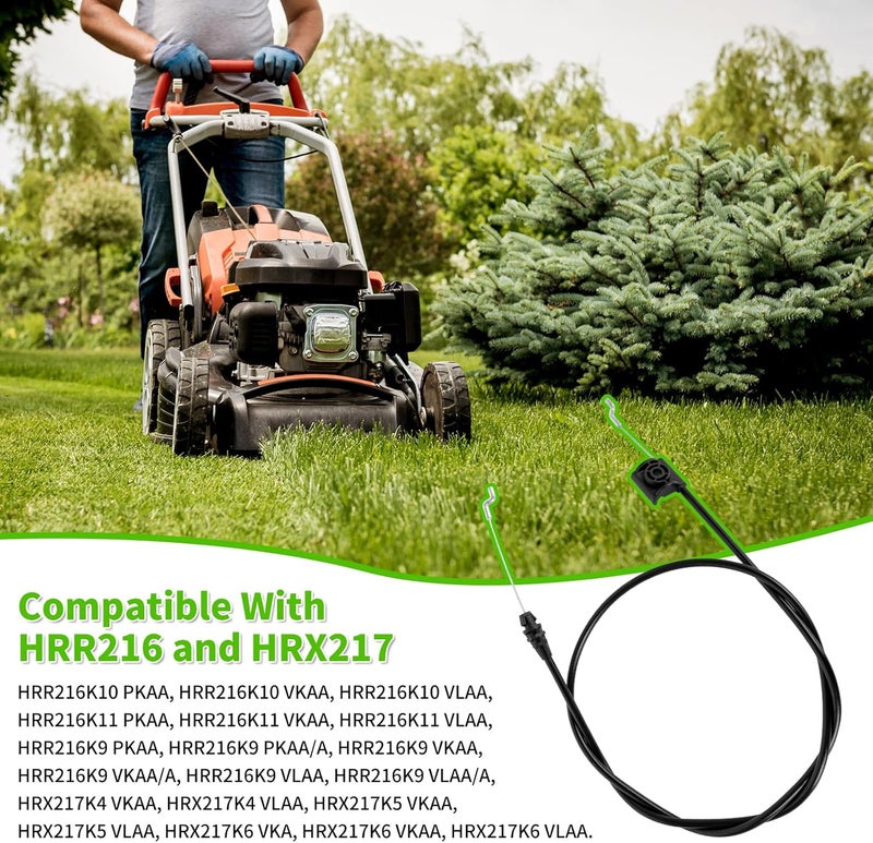 ranwin 54530-VL0-S01 Lawn Mower Brake Cable, Compatible with Hon da HRR216 HRX217 HRR216K9 HRR216K10 HRX217K5 HRX217K6 Lawn Mower Drive Cable, 1 Pack - Image 3